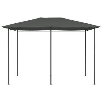 Prieel 160 g/m&sup2; 3x4x2,6 m antracietkleurig