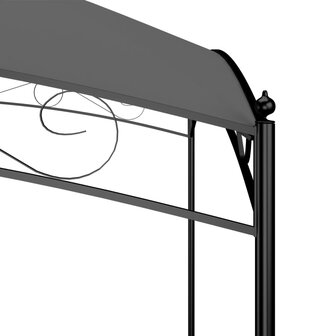 Prieel 180 g/m&sup2; 3x3x2,65 m antraciet