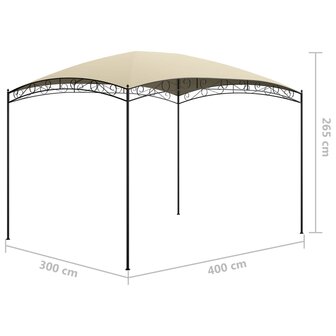 Prieel 180 g/m&sup2; 3x4x2,65 m cr&egrave;me