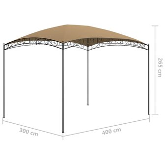 Prieel 180 g/m&sup2; 3x4x2,65 m taupe