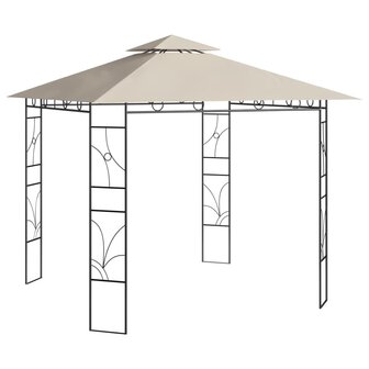 Prieel 160 g/m&sup2; 3x3x2,7 m cr&egrave;mekleurig