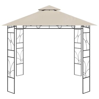 Prieel 160 g/m&sup2; 3x3x2,7 m cr&egrave;mekleurig