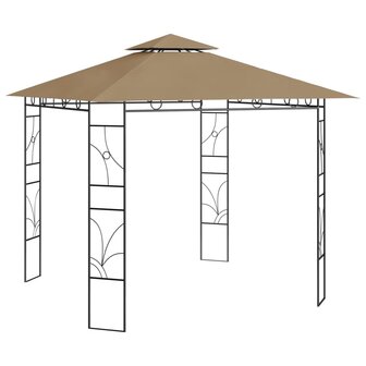 Prieel 160 g/m&sup2; 3x3x2,7 m taupe