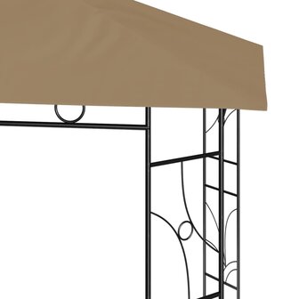 Prieel 160 g/m&sup2; 3x3x2,7 m taupe