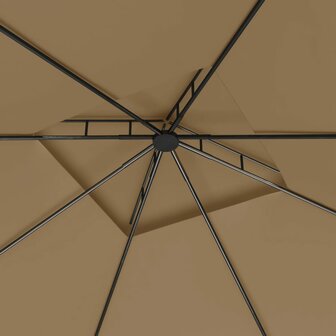 Prieel 160 g/m&sup2; 3x3x2,7 m taupe