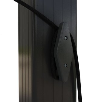 Tuinprieel met uittrekbaar dak 3x3 m cr&egrave;mekleurig