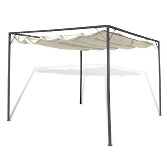 Tuinpaviljoen met inschuifbaar dak