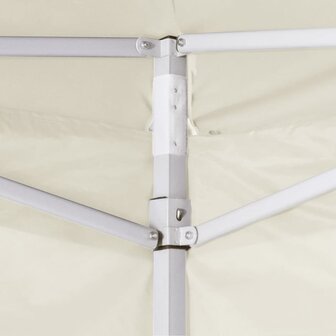 Vouwtent met 4 zijwanden 3x3 m cr&egrave;me