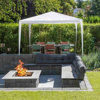 Tuinpaviljoen 3x3 m Wit