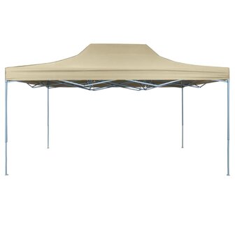 Vouwtent pop-up 3x4,5 m cr&egrave;mewit