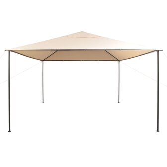 Prieel 4x4 m staal beige