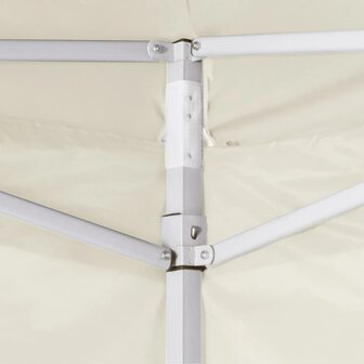 Vouwtent met 2 wanden 3x3 m cr&egrave;me