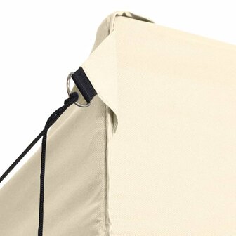 Vouwtent met 3 wanden 3x4,5 m cr&egrave;me