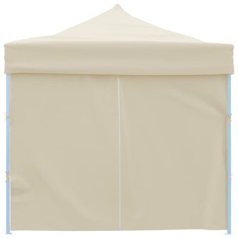 Vouwtent pop-up met 8 zijwanden 3x9 m cr&egrave;me