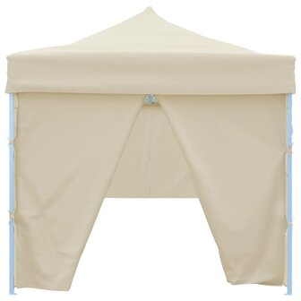 Vouwtent pop-up met 8 zijwanden 3x9 m cr&egrave;me