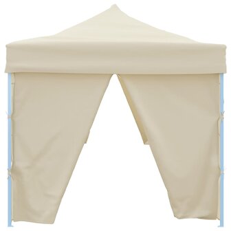 Vouwtent pop-up met 8 zijwanden 3x9 m cr&egrave;me