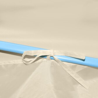 Vouwtent pop-up met 8 zijwanden 3x9 m cr&egrave;me