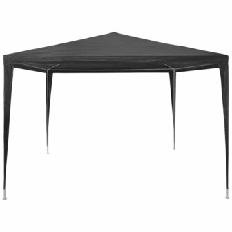 Partytent 3x3 m PE antraciet