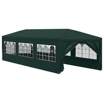 Partytent 3x9 m groen