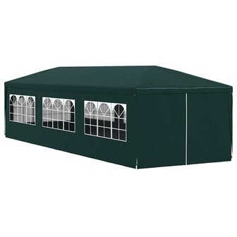 Partytent 3x9 m groen