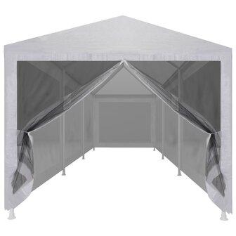 Partytent met 8 mesh zijwanden 9x3 m