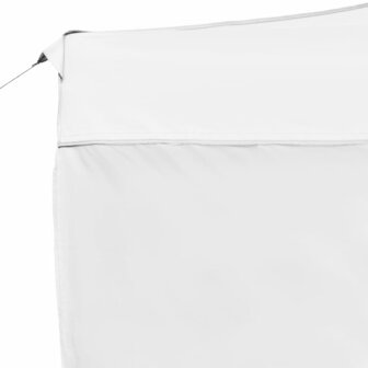 Partytent inklapbaar met wanden 4,5x3 m aluminium wit