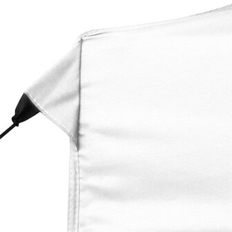 Partytent inklapbaar met wanden 6x3 m aluminium wit