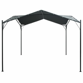 Prieel 3x3 m staal antraciet