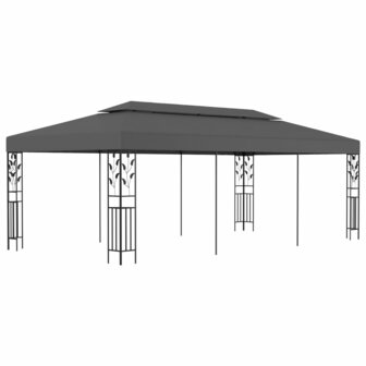 Prieel 3x6 m antraciet