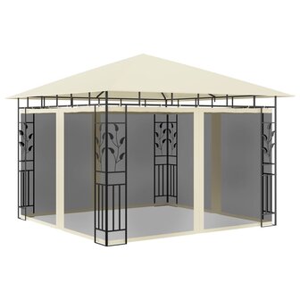 Prieel met klamboe 180 g/m&sup2; 3x3x2,73 m cr&egrave;me