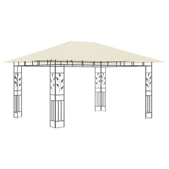 Prieel met klamboe 180 g/m&sup2; 4x3x2,73 m cr&egrave;me