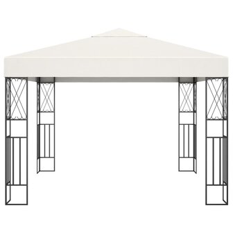 Prieel 3x3 m stof cr&egrave;me