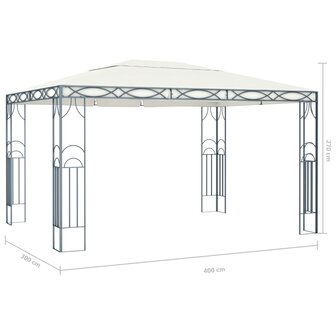 Prieel 400x300 cm cr&egrave;me