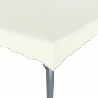 Prieel 300x300 cm aluminium cr&egrave;me