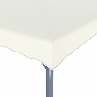 Prieel 400x300 cm aluminium cr&egrave;me
