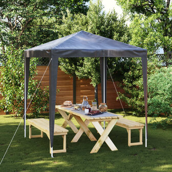 Partytent professioneel 2x2 m antraciet