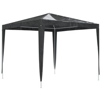 Partytent professioneel 90 g/m&sup2; 2,5x2,5 m antraciet