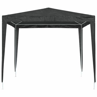 Partytent professioneel 90 g/m&sup2; 2,5x2,5 m antraciet