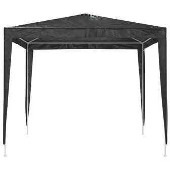 Partytent professioneel 90 g/m&sup2; 2,5x2,5 m antraciet