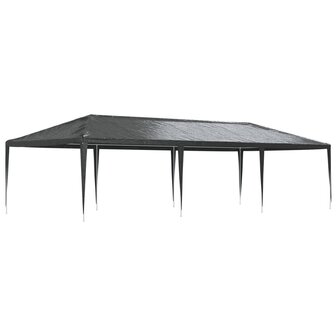 Partytent professioneel 90 g/m&sup2; 4x9 m antraciet