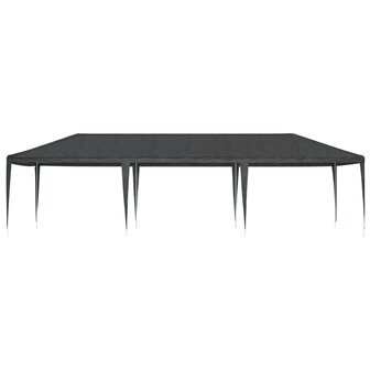 Partytent professioneel 90 g/m&sup2; 4x9 m antraciet