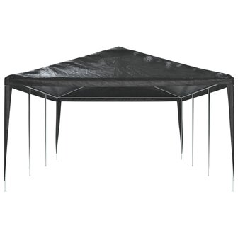 Partytent professioneel 90 g/m&sup2; 4x9 m antraciet