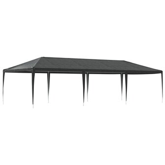 Partytent professioneel 90 g/m&sup2; 4x9 m antraciet