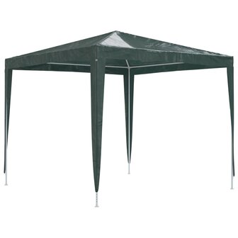 Partytent professioneel 90 g/m&sup2; 2,5x2,5 m groen