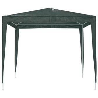 Partytent professioneel 90 g/m&sup2; 2,5x2,5 m groen