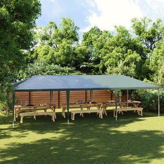 Partytent professioneel 90 g/m&sup2; 4x9 m groen