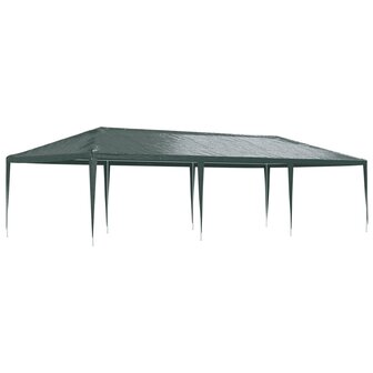 Partytent professioneel 90 g/m&sup2; 4x9 m groen