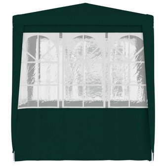 Partytent met zijwanden professioneel 90 g/m&sup2; 2x2 m groen