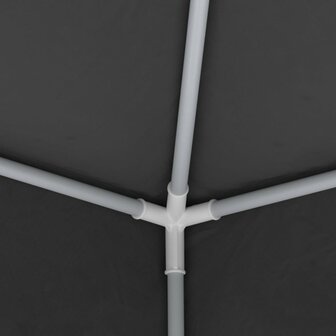 Partytent met wanden professioneel 90 g/m&sup2; 2,5x2,5 m antraciet