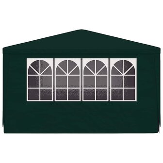 Partytent met zijwanden professioneel 90 g/m&sup2; 4x4 m groen